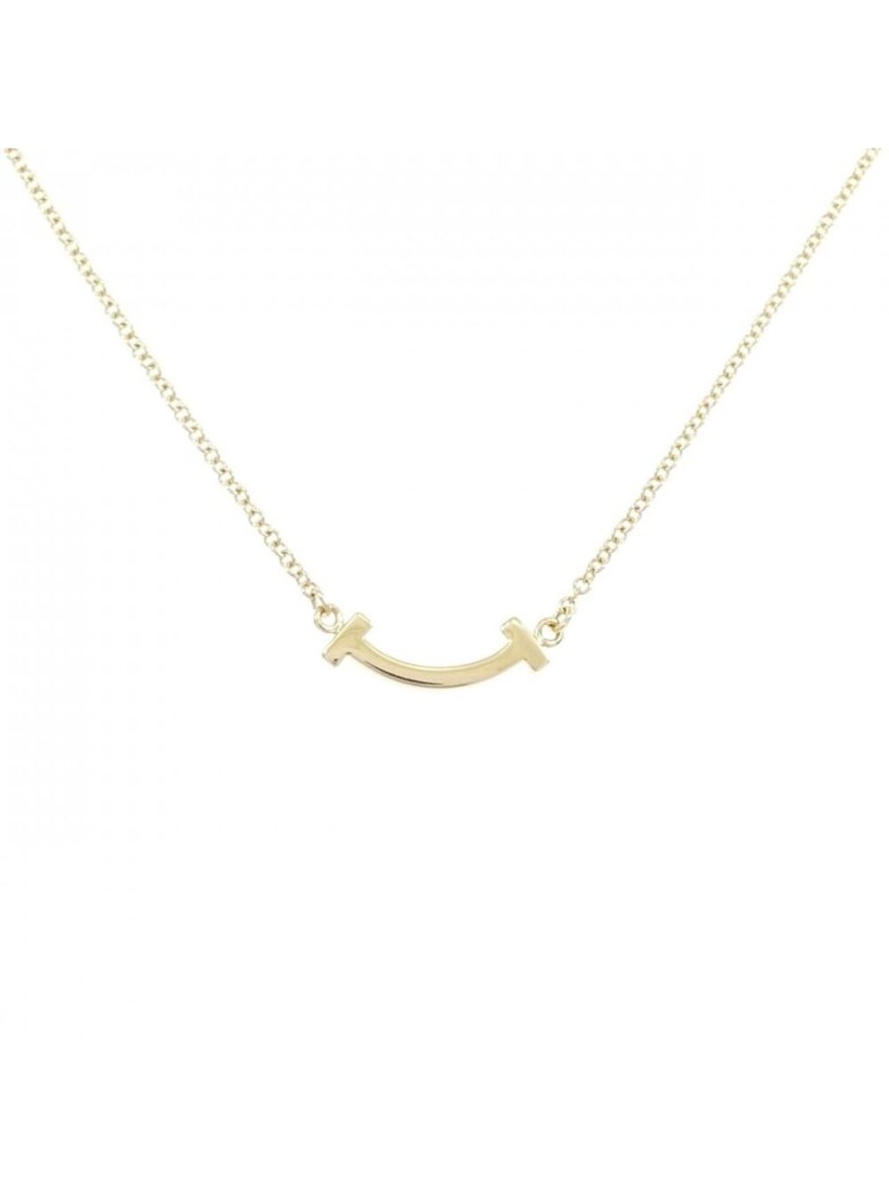 Tiffany & Co T Smile Mini Necklace
